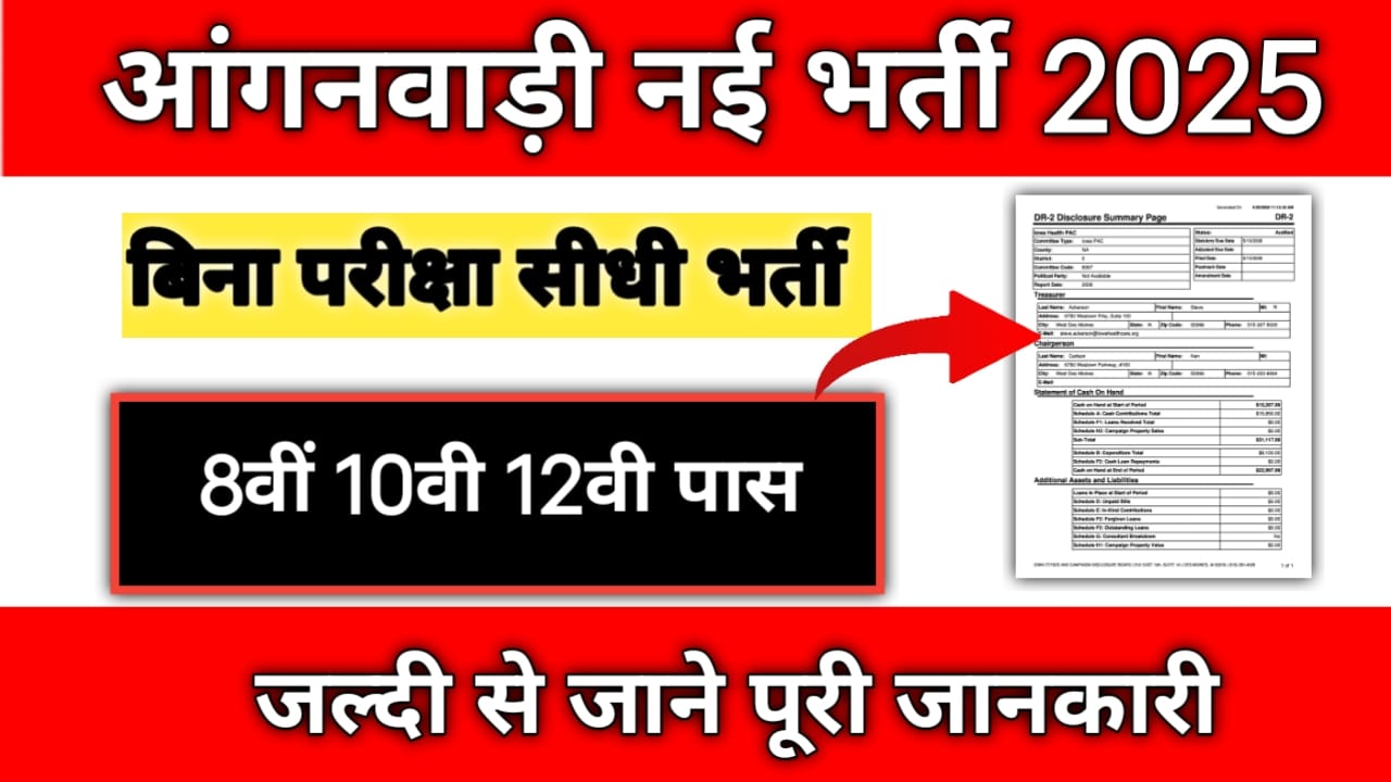 Anganwadi Vacancy