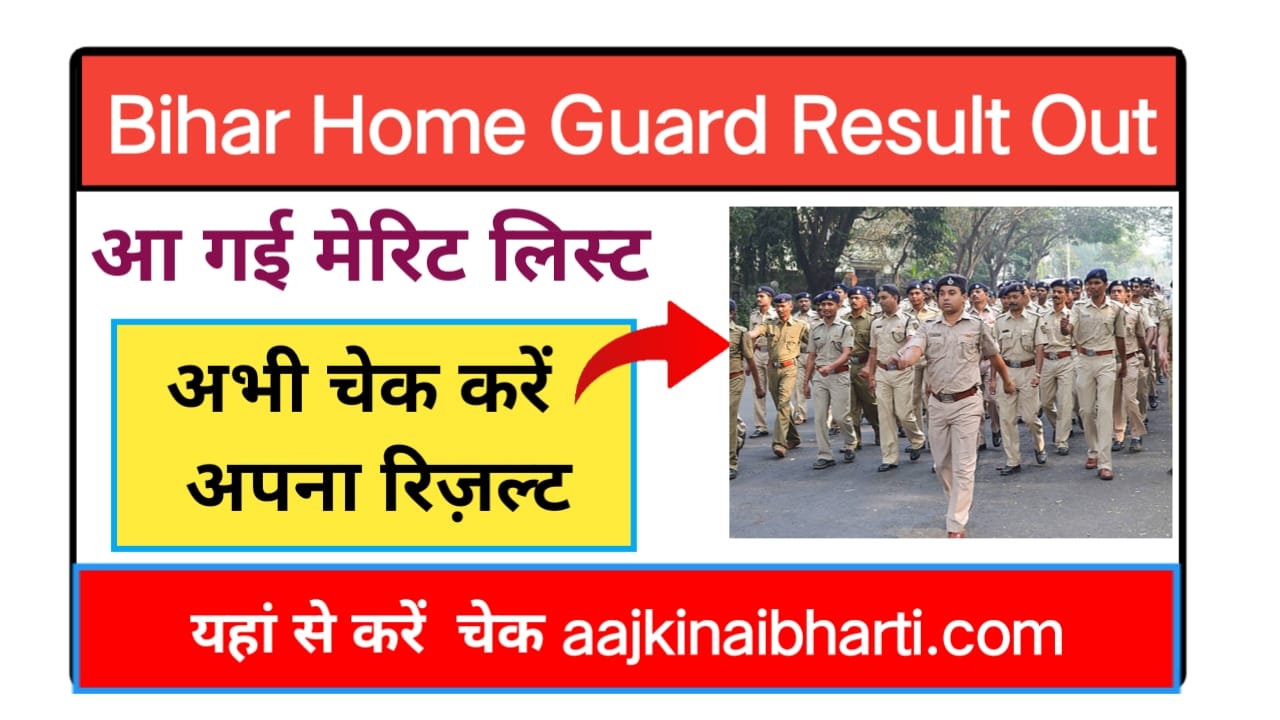 Home Guard PET Qualified List 2025 Download